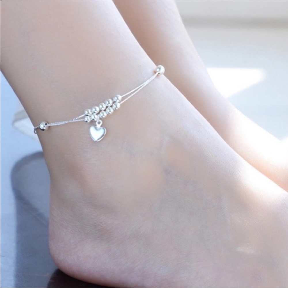 🌟 Dainty Anklet Chain Sterling Silver 925